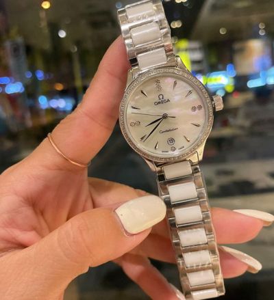 Omega Imported Quartz Movement 316L Steel 32MM Diameter Women Watch